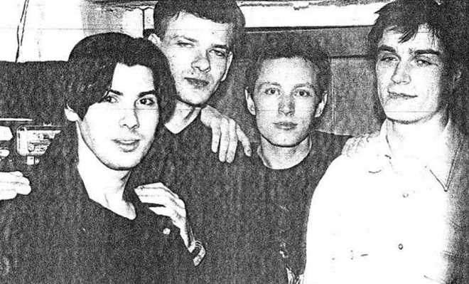 На фото (слева направо): Павел, Евгений, Юрий, Алексей (КАФЕ ИЛЛЮЗИЙ)